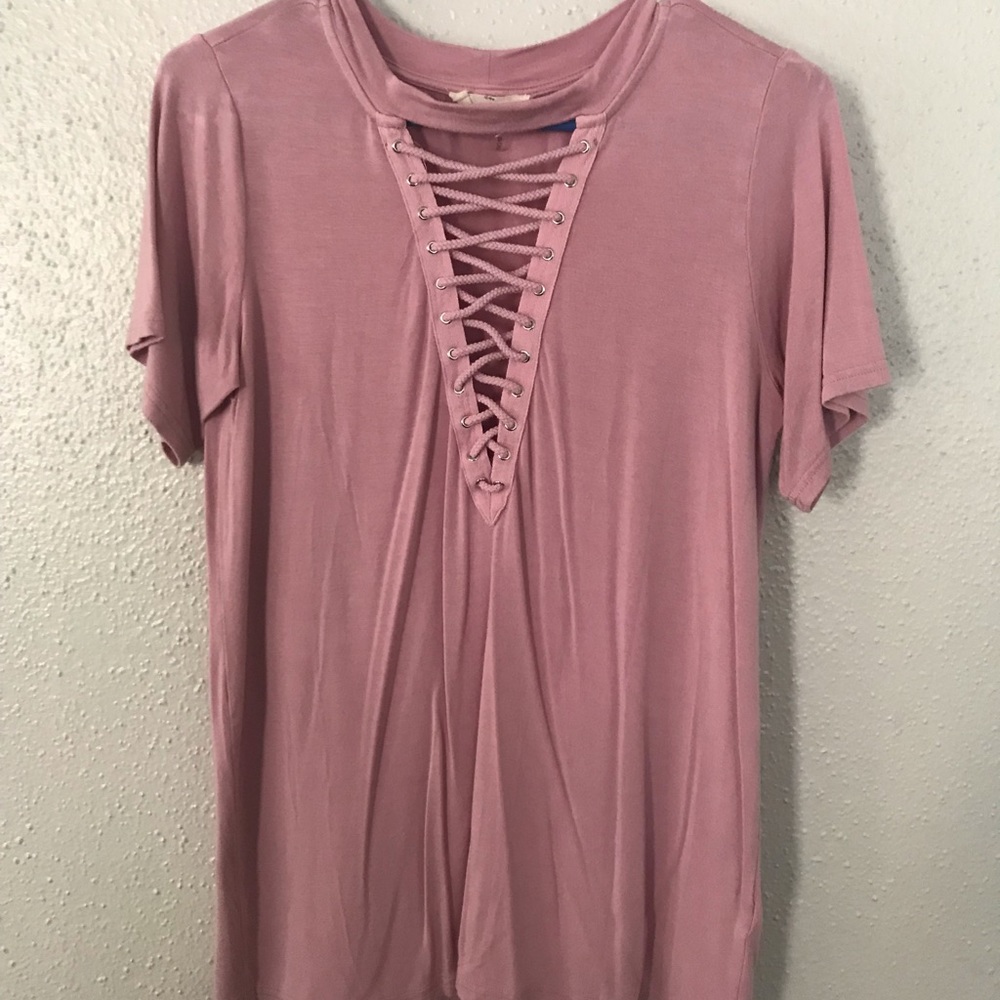 Boutique Top- Pink- M